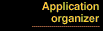 Application organizer